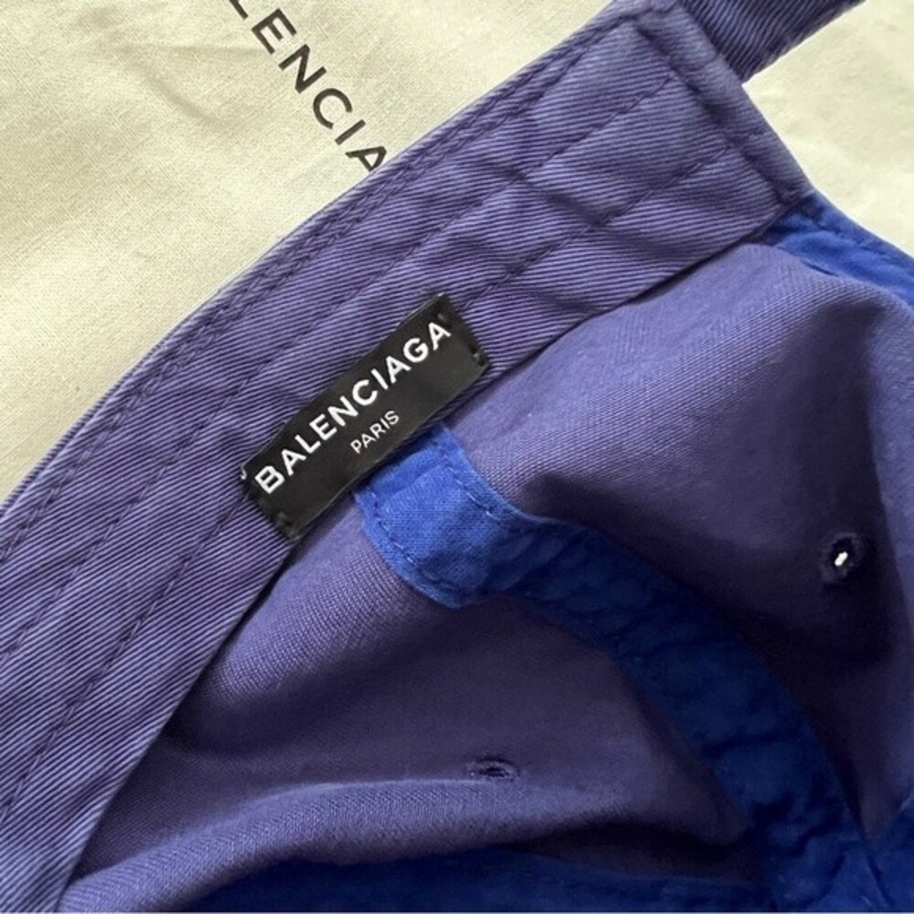 Balenciaga x Colette 2017 Logo Embroidered Campaign Hat Blue *FULL PACKAGING* - Picture 12 of 16